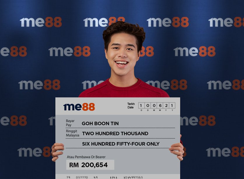 高文添：感谢me88的200%康纳麦格雷戈迎新奖金，幸亏我领取了这个奖金我才能赢到RM200,654！